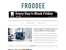 Tablet Screenshot of froodee.com